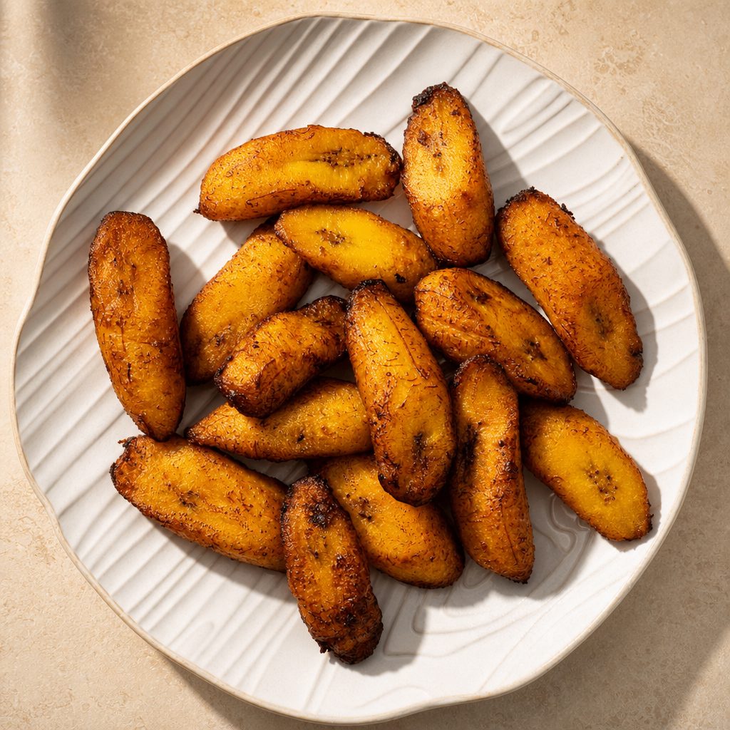 Sweet Fried Plantains.