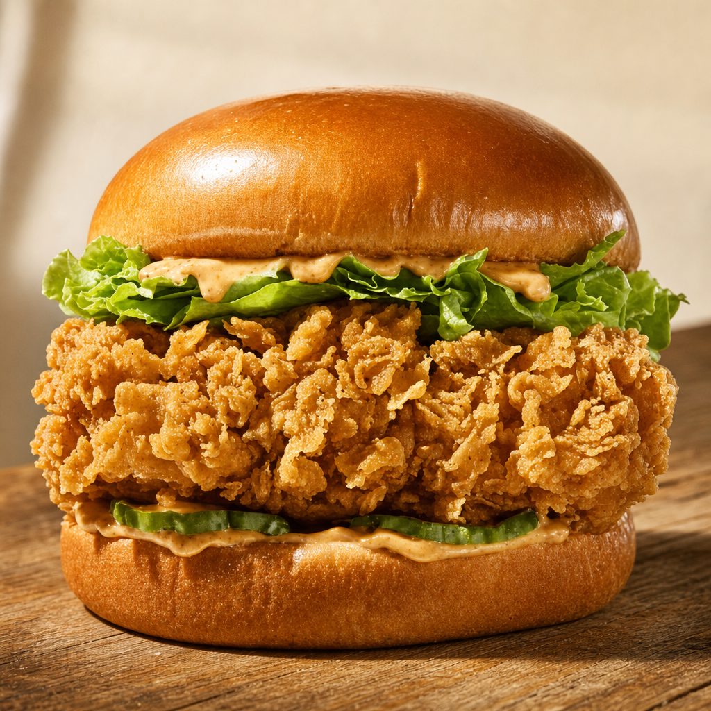 Crispy Chicken Sandwich.