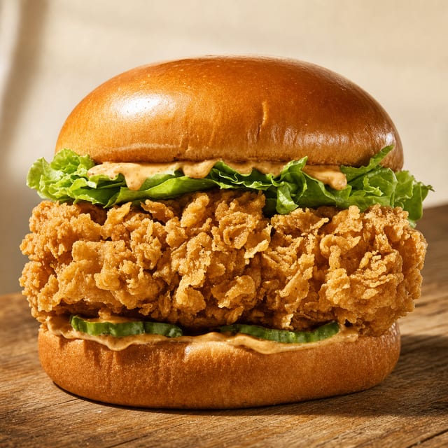 Crispy Chicken Sandwich.
